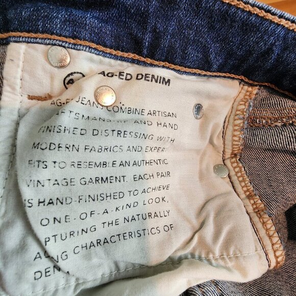 Adriano Goldschmeid AG-ED Denim Legging Ankle Dark Wash Japanese Denim sz 27 - Picture 10 of 15